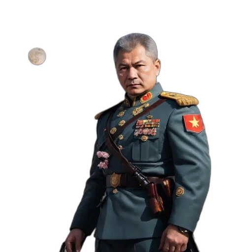 staff, jacket, weapon, face transparent PNG cut-out