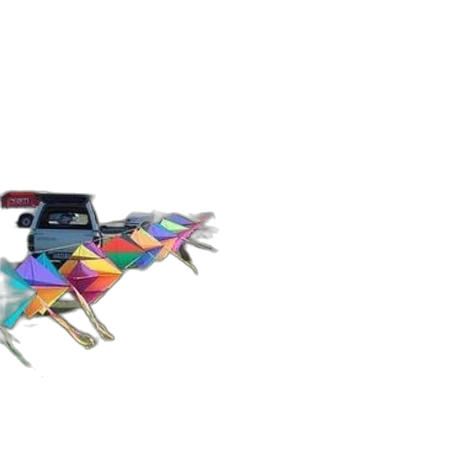 car, dragon, weapon, animal, concept art, 3d render, vaporwave, pixel art transparent PNG cut-out