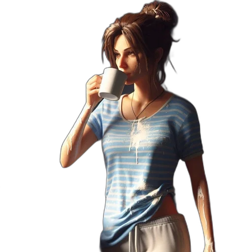 dress, staff, concept art, pixel art, fantasy art, photorealistic, blue, pastel transparent PNG cut-out