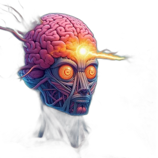 mask, robot, face, creature, concept art, 3d render, cyberpunk, fantasy art transparent PNG cut-out