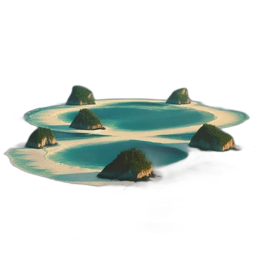 hat, crown, food, jewelry, 3d render, concept art, underwater, fog transparent PNG cut-out