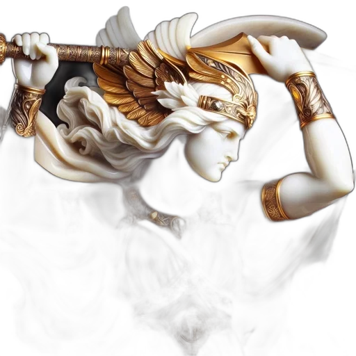 dragon, staff, sword, weapon, fantasy art, concept art, 3d render, photorealistic transparent PNG cut-out