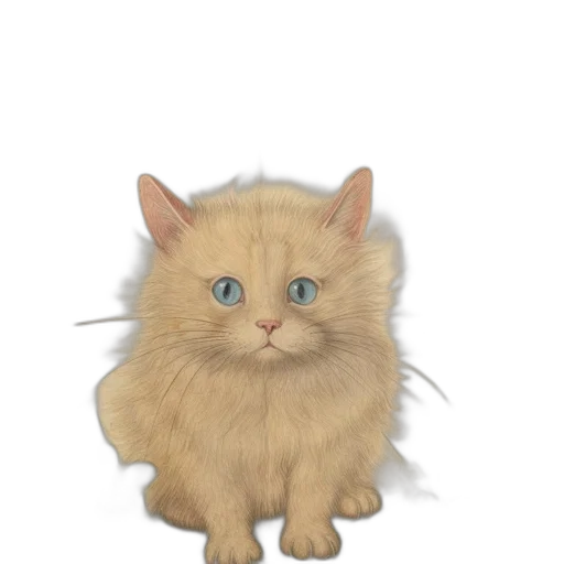 animal, creature, staff, face, photorealistic, 3d render, concept art, watercolor transparent PNG cut-out