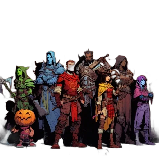 staff, mask, concept art, comic book art, pixel art, fantasy art, outer space, dark transparent PNG cut-out