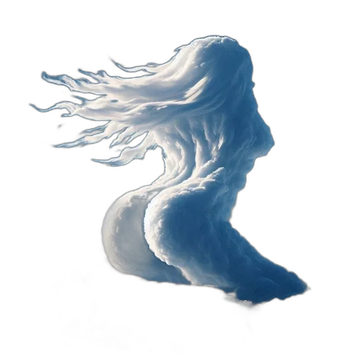 hair, face, mask, crown, concept art, 3d render, fantasy art, photorealistic transparent PNG cut-out