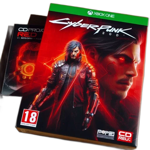 concept art, box, art, cyberpunk, 2077, xbox, one, platform transparent PNG cut-out