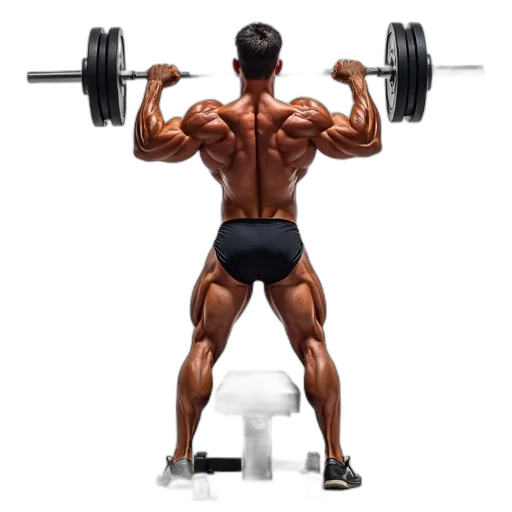 weapon, photorealistic, highly, detailed, illustration, muscular, human, figure transparent PNG cut-out