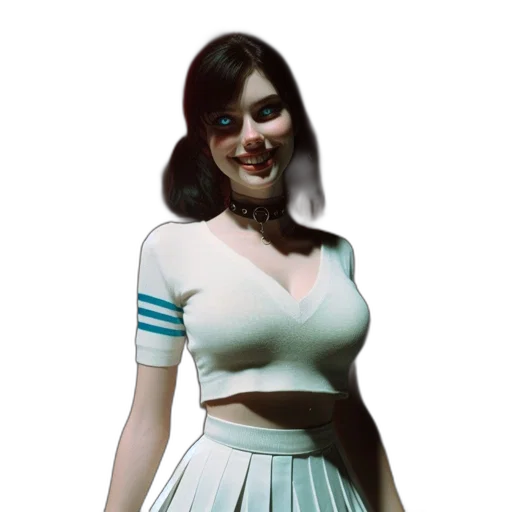 dress, robot, staff, creature, 3d render, photorealistic, concept art, pixel art transparent PNG cut-out