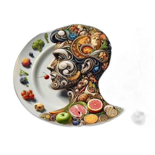 food, hat, jewelry, crown, photorealistic, concept art, fantasy art, artfully transparent PNG cut-out