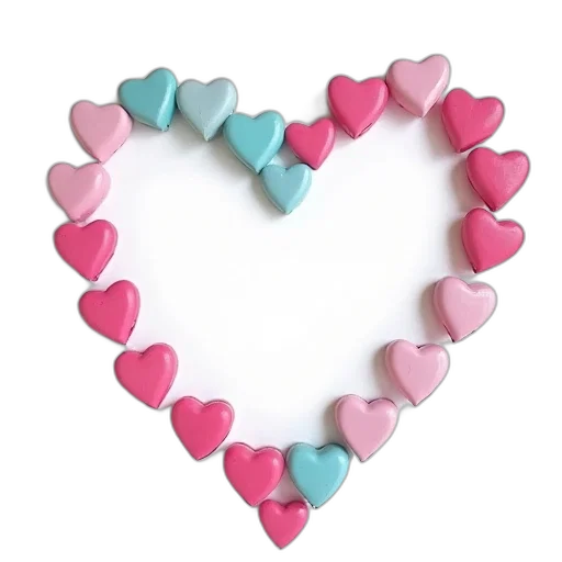 jewelry, pastel, pink, turquoise transparent PNG cut-out