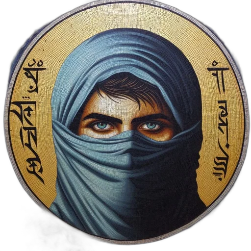 face, mask, jewelry, oil painting, comic book art, photorealistic, concept art, portrait transparent PNG cut-out