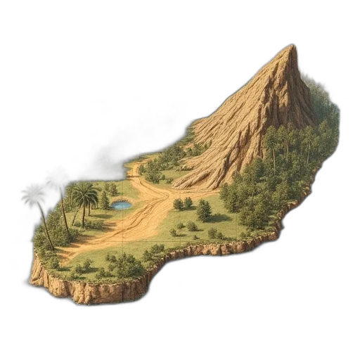 hair, staff, concept art, 3d render, fantasy art, photorealistic, forest, fog transparent PNG cut-out