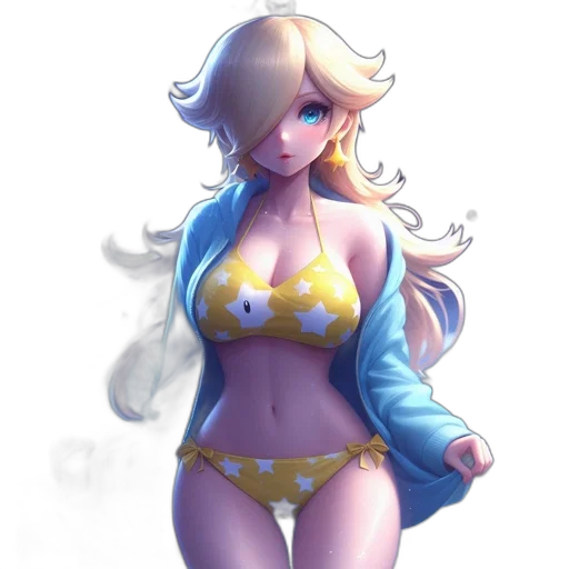 dress, staff, concept art, fantasy art, pixel art, anime, underwater, pastel transparent PNG cut-out