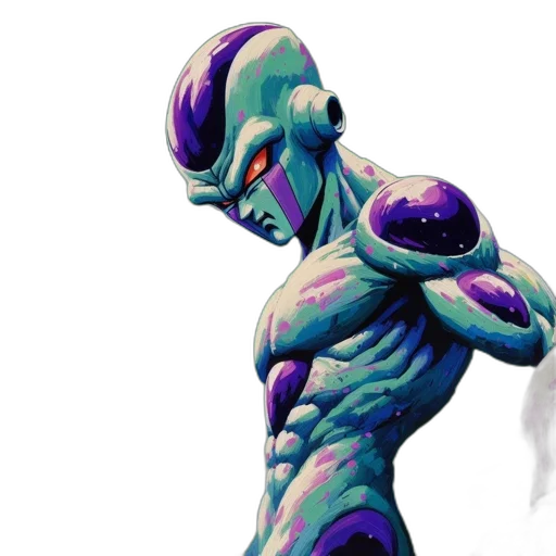 creature, robot, mask, concept art, comic book art, vaporwave, 3d render, outer space transparent PNG cut-out