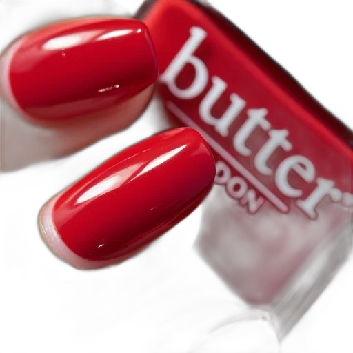 red, butter, london, nail transparent PNG cut-out
