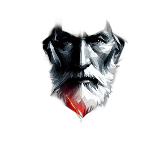 face, mask, animal, staff, concept art, photorealistic, fantasy art, pixel art transparent PNG cut-out