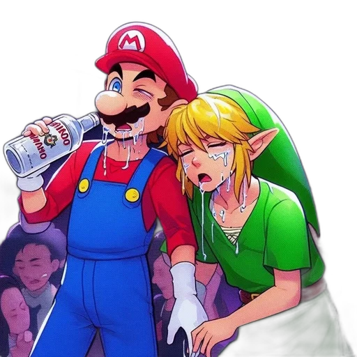 bottle, pixel art, vaporwave, concept art, watercolor, nightclub, setting, intoxicated transparent PNG cut-out