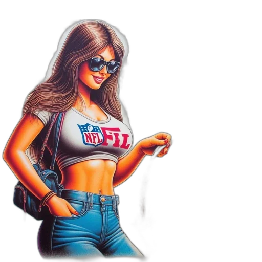 jacket, robot, comic book art, cartoon, oil painting, photorealistic, woman, wearing transparent PNG cut-out