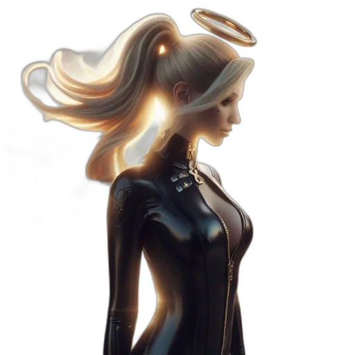 hair, dress, crown, mask, concept art, fantasy art, comic book art, 3d render transparent PNG cut-out