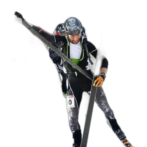 staff, robot, weapon, sword, 3d render, concept art, skier, black transparent PNG cut-out