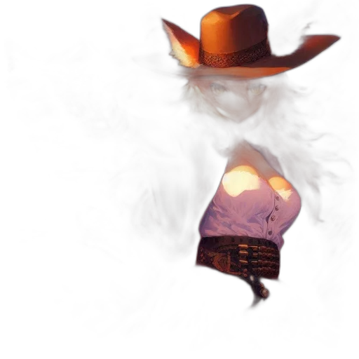 hat, jacket, mask, dress, concept art, photorealistic, 3d render, anthropomorphic transparent PNG cut-out