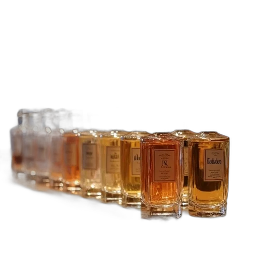 bottle, crown, various, perfumes transparent PNG cut-out