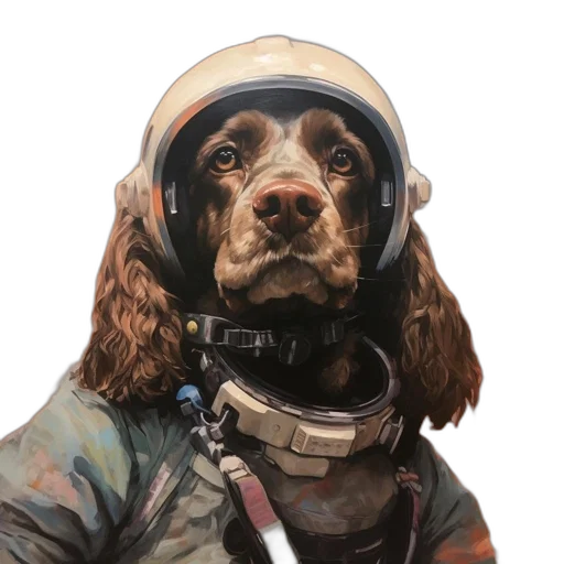 staff, animal, face, jacket, photorealistic, oil painting, watercolor, concept art transparent PNG cut-out