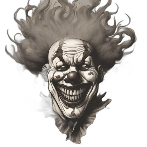face, mask, creature, hair, concept art, comic book art, photorealistic, pencil sketch transparent PNG cut-out