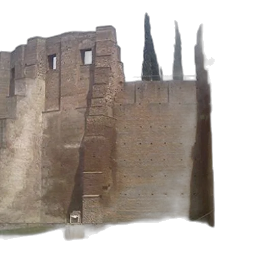 building, crown, 3d render, photorealistic, concept art, rain, large, brick transparent PNG cut-out