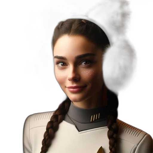 staff, robot, face, jacket, concept art, photorealistic, fantasy art, pixel art transparent PNG cut-out