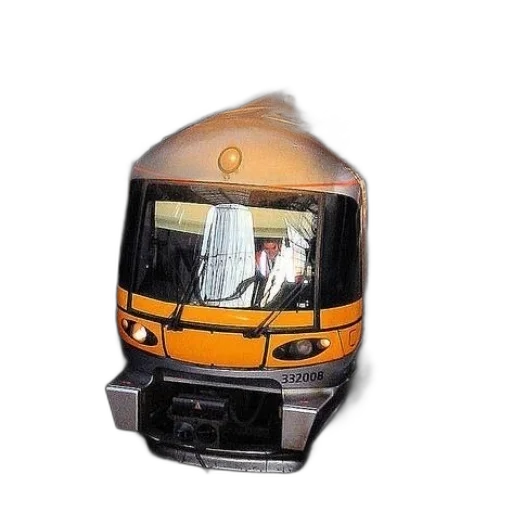 mask, robot, hat, face, photorealistic, 3d render, train, number transparent PNG cut-out