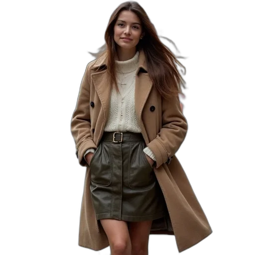 jacket, photorealistic, earth tones, dark, monochrome, green, blogger, wearing transparent PNG cut-out