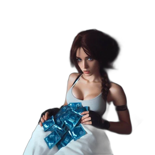 dress, jewelry, crown, oil painting, fantasy art, photorealistic, concept art, blue transparent PNG cut-out