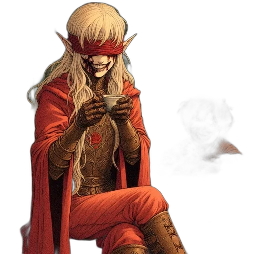 mask, dragon, concept art, comic book art, fantasy art, pixel art, red, scene transparent PNG cut-out