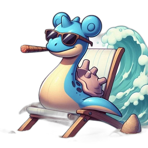 furniture, dragon, staff, creature, concept art, fantasy art, watercolor, cartoon transparent PNG cut-out