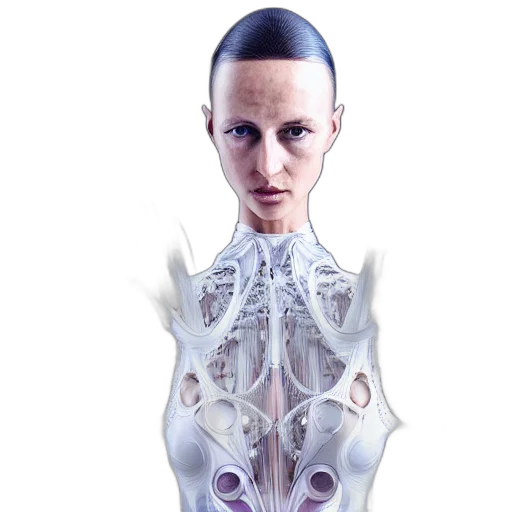 dress, robot, jewelry, creature transparent PNG cut-out