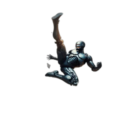 weapon, robot, creature, staff, concept art, 3d render, pixel art, comic book art transparent PNG cut-out