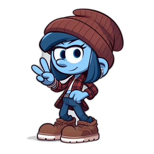 hat, jacket, staff, robot, concept art, pixel art, cartoon, comic book art transparent PNG cut-out