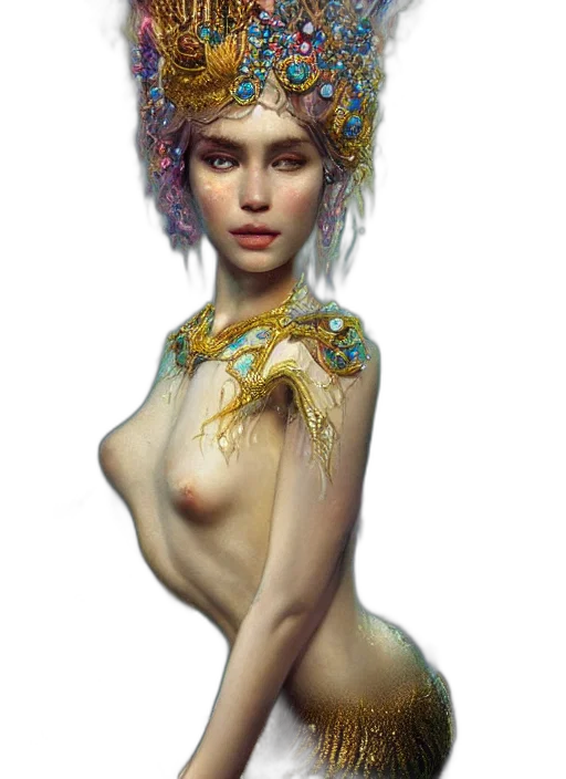 jewelry, crown, dress, fantasy art transparent PNG cut-out