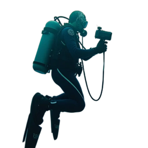 staff, jacket, robot, umbrella, concept art, 3d render, photorealistic, cyberpunk transparent PNG cut-out