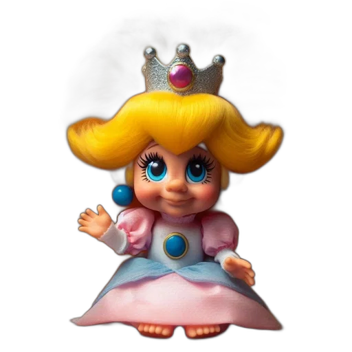 crown, dress, staff, hat, concept art, 3d render, fantasy art, pixel art transparent PNG cut-out