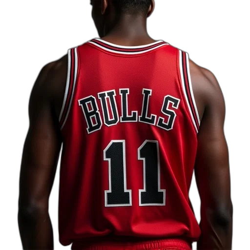 person, signed, chicago, bulls, shirt transparent PNG cut-out