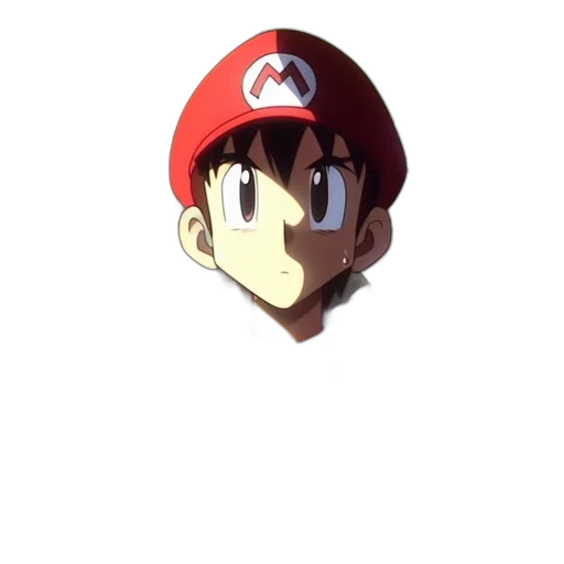 hat, face, mask, creature, anime, 3d render, pixel art, cartoon transparent PNG cut-out