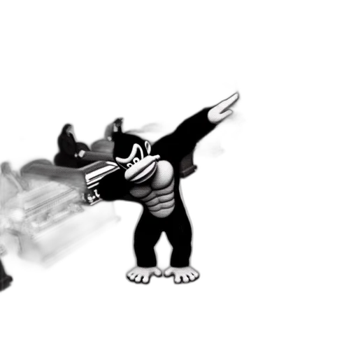 weapon, animal, creature, staff, concept art, 3d render, cartoon, comic book art transparent PNG cut-out