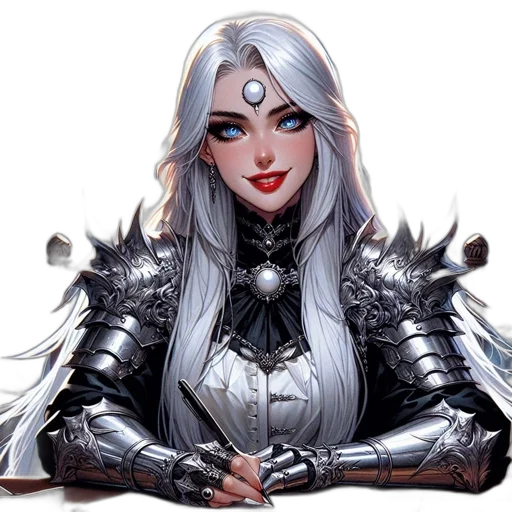 sword, face, jewelry, fantasy art, comic book art, concept art, pixel art, regal transparent PNG cut-out