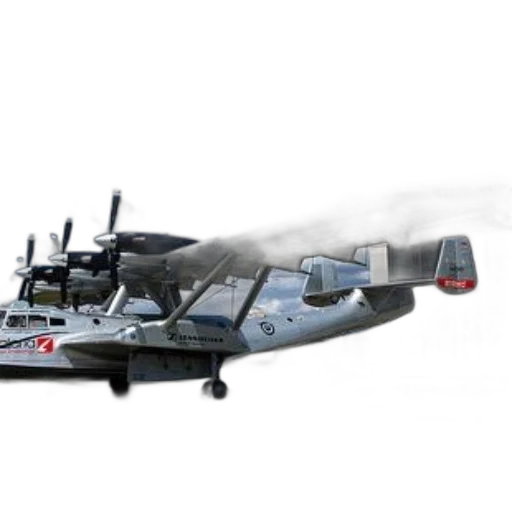 dragon, weapon, 3d render, concept art, fog, large, silver, seaplane transparent PNG cut-out