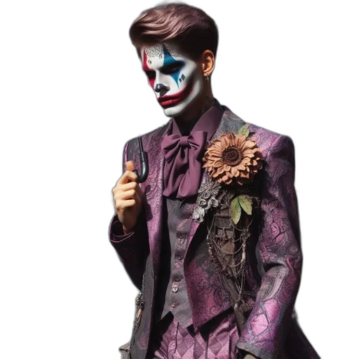 mask, jacket, face, creature, concept art, photorealistic, 3d render, fantasy art transparent PNG cut-out
