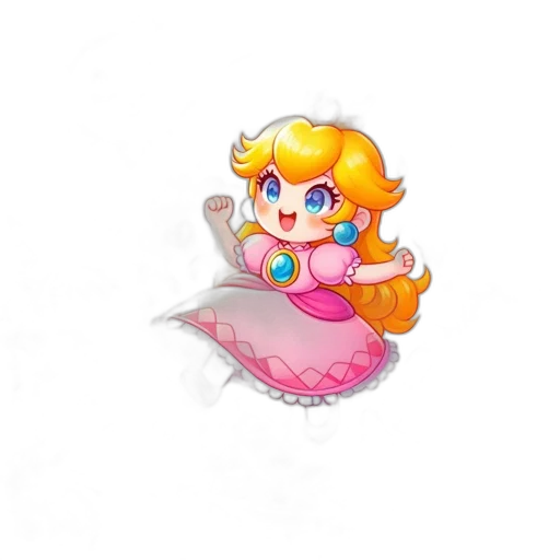 dress, crown, staff, weapon, pixel art, concept art, 3d render, fantasy art transparent PNG cut-out