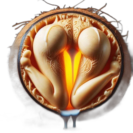 crown, jewelry, concept art, intricately, carved, coconut, features, human transparent PNG cut-out