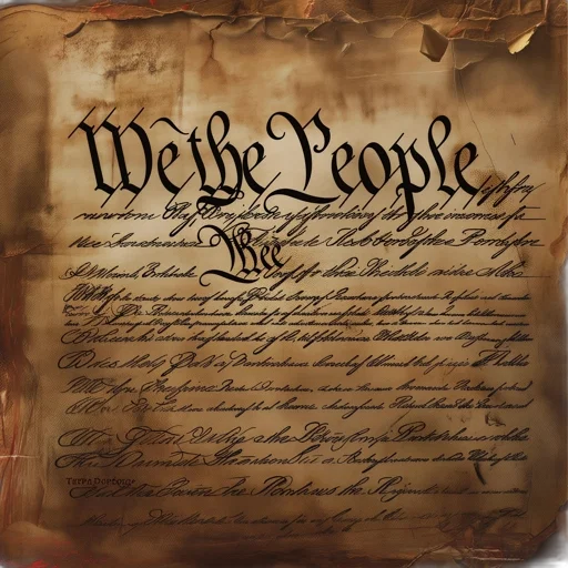 weapon, stylized, representation, constitution, preamble, written, ornate, script transparent PNG cut-out